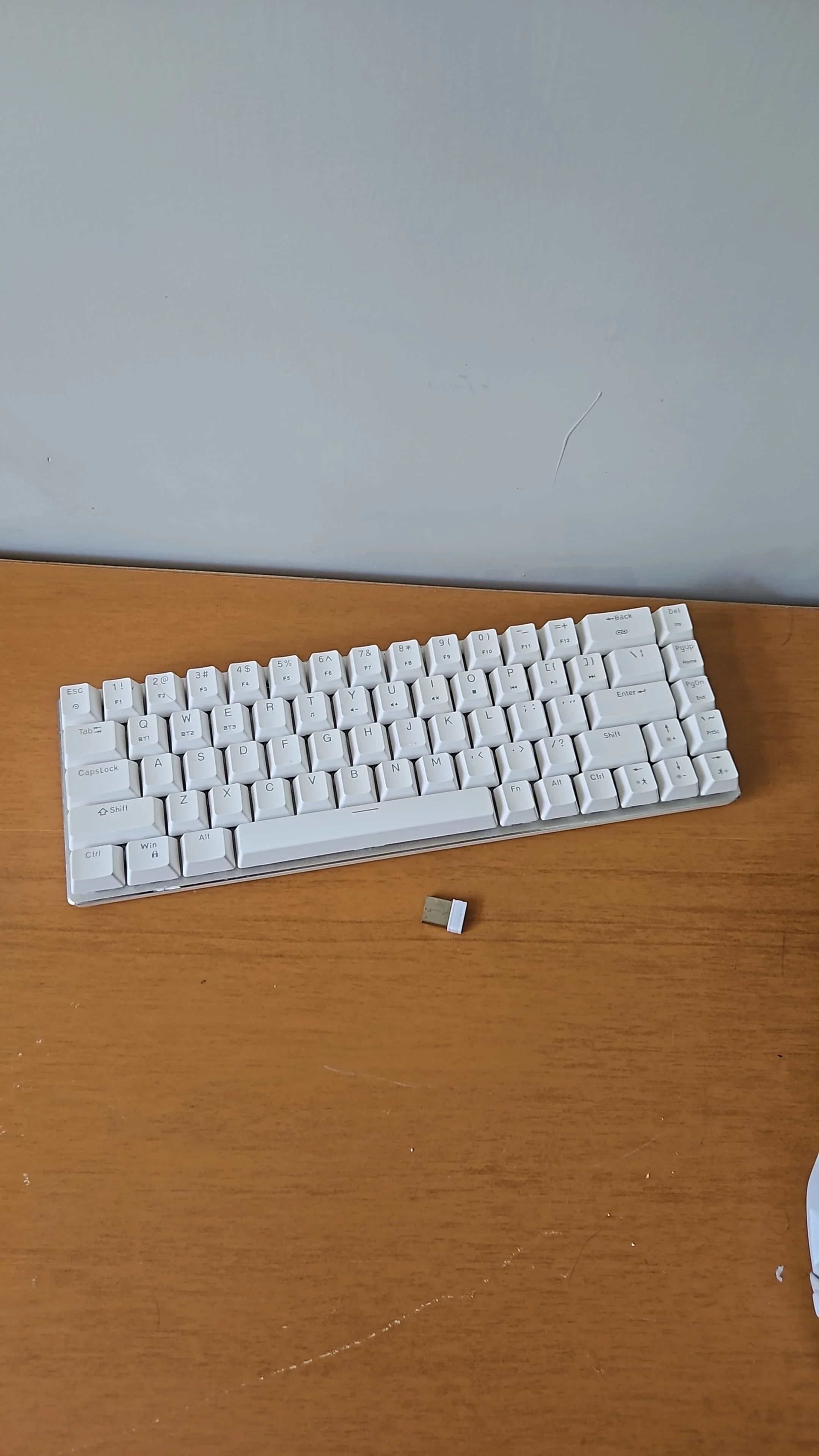 Registro real do teclado METOO X79